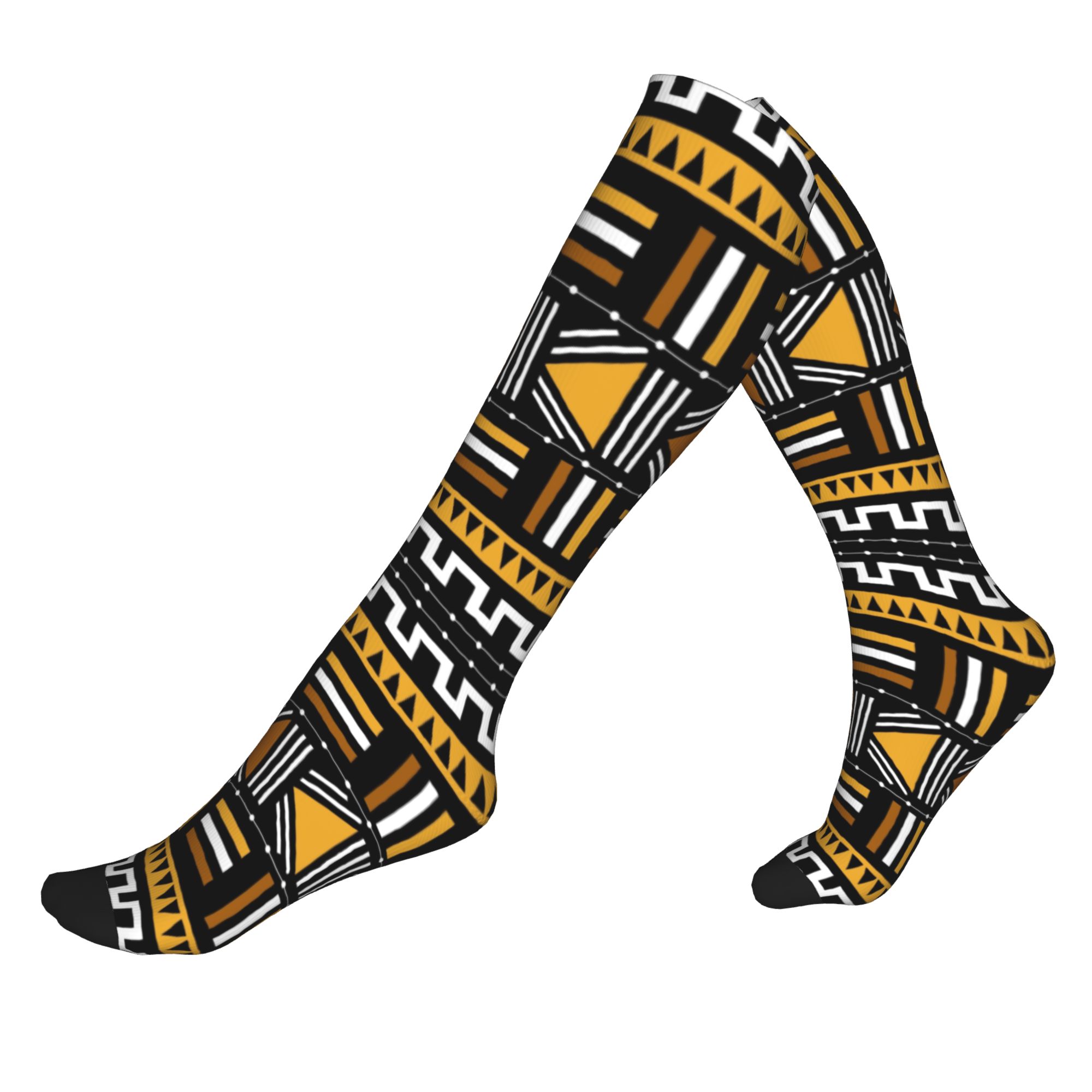 Ethnic Fashion Dress - Calcetines Deportivos de Compresión con Diseño