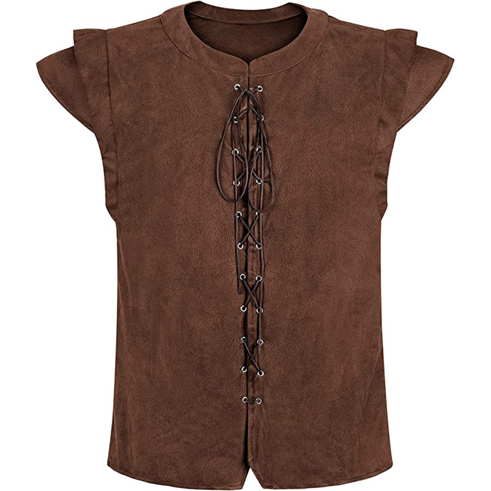 Ethnic Clothing & Online Fashion Store Khaadi Uk - Camiseta de Gamuza Estilo Vikingo Renacentista,