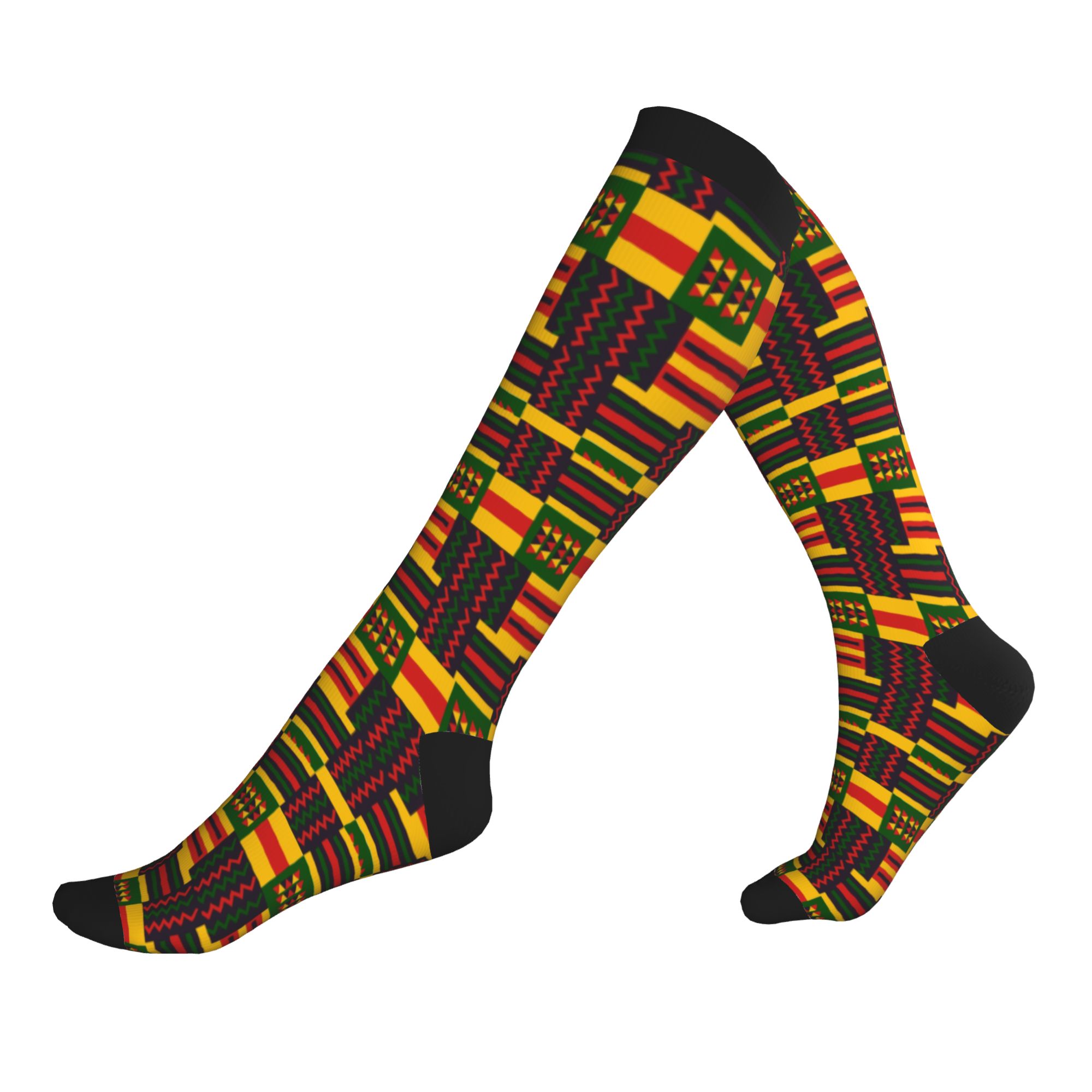 Ethnic Fashion Dress - Calcetines Deportivos de Compresión para Hombre
