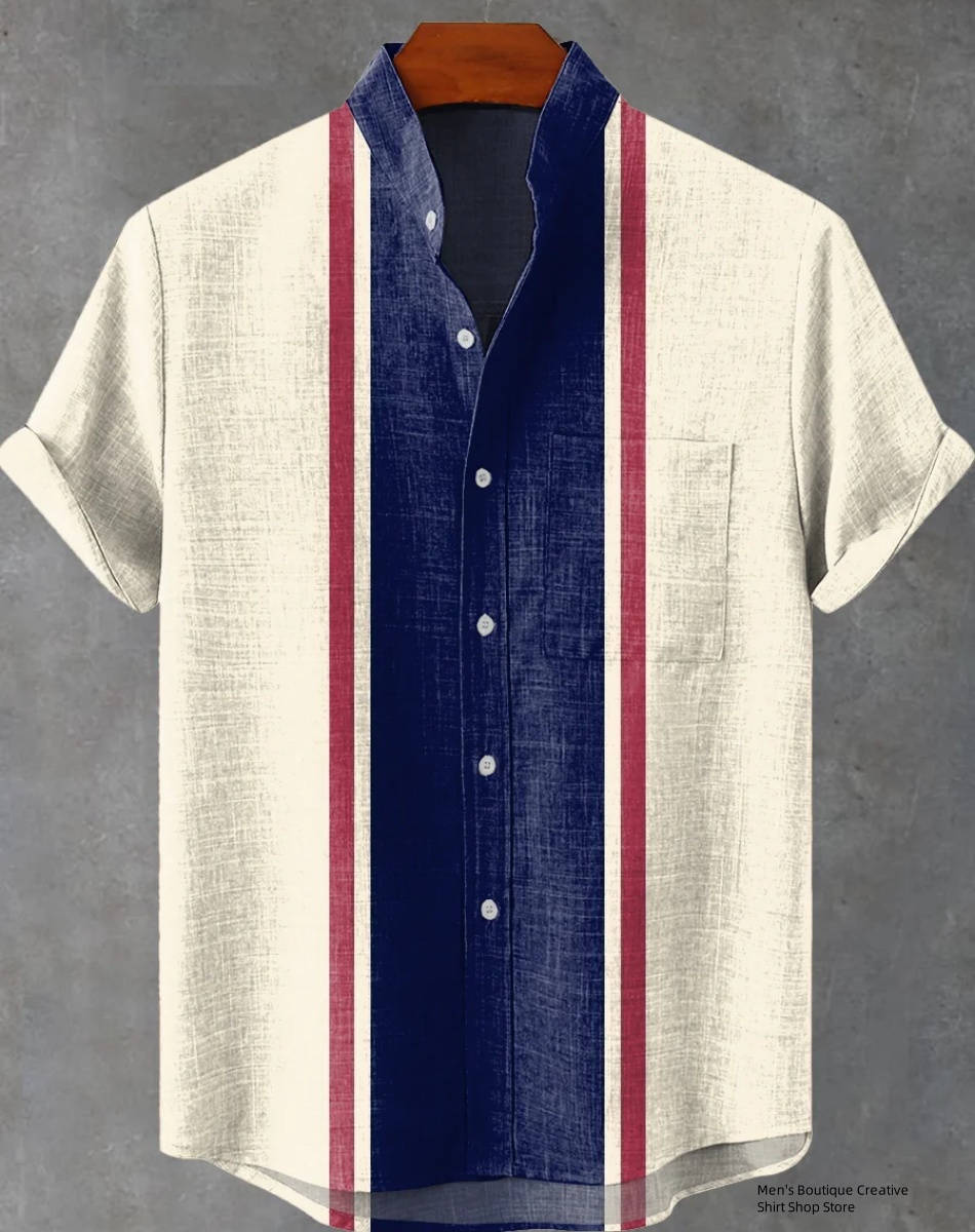 Ethnic Fast Fashion - Nueva camisa hawaiana de lino con