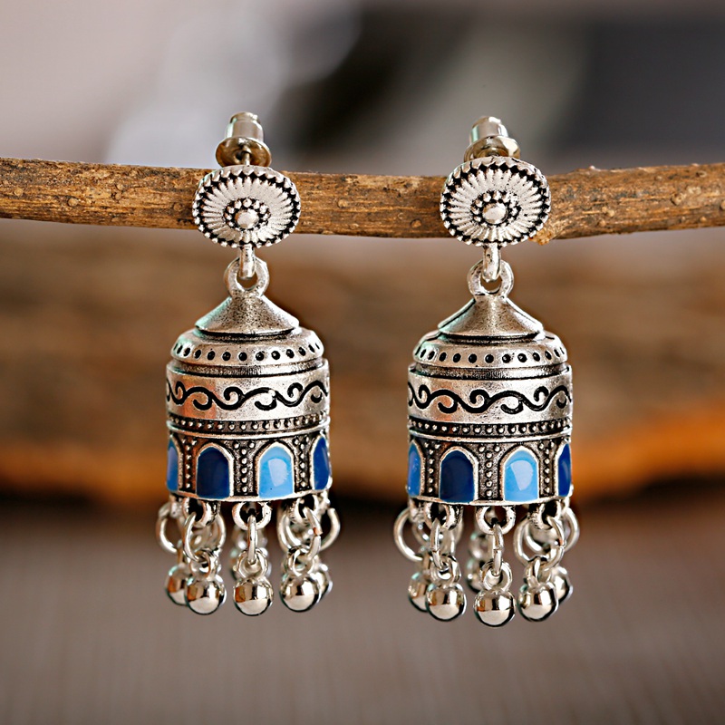 Ethnic Indian Fashion - 2020 joyería india Jhumka Jhumki para