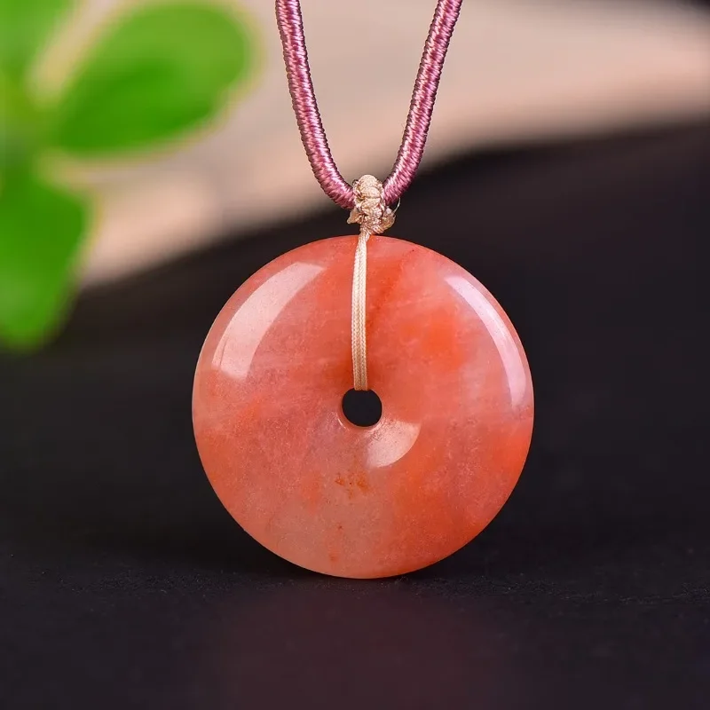 Ethnic Fashion Jewellery - Colgante relleno de flor de melocotón