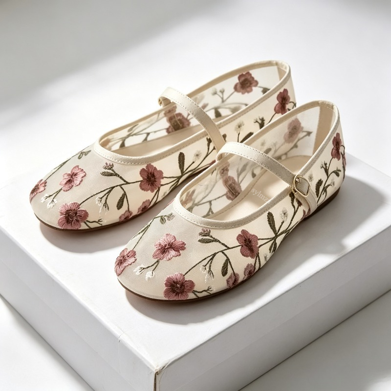 Zapatos planos de Ballet de oc - Ethnic Fashion Brands reseña y precio