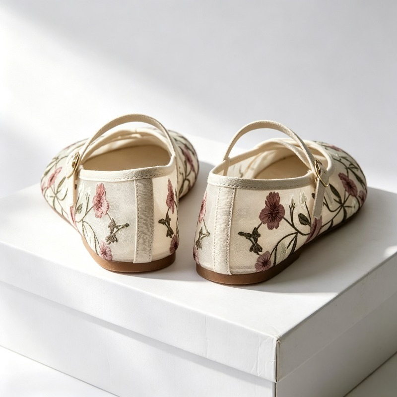 Zapatos planos de Ballet de oc - Ethnic Fashion Brands reseña y precio