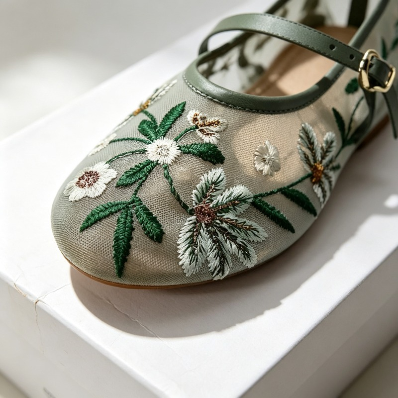 Zapatos planos de Ballet de oc - Ethnic Fashion Brands reseña y precio
