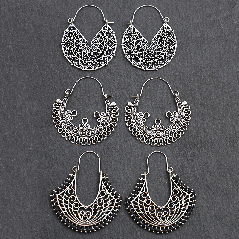 Pendientes indios colgantes ge - Ethnic Indian Fashion reseña y precio