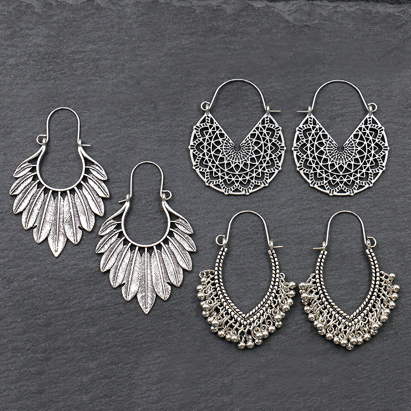 Pendientes indios colgantes ge - Ethnic Indian Fashion reseña y precio