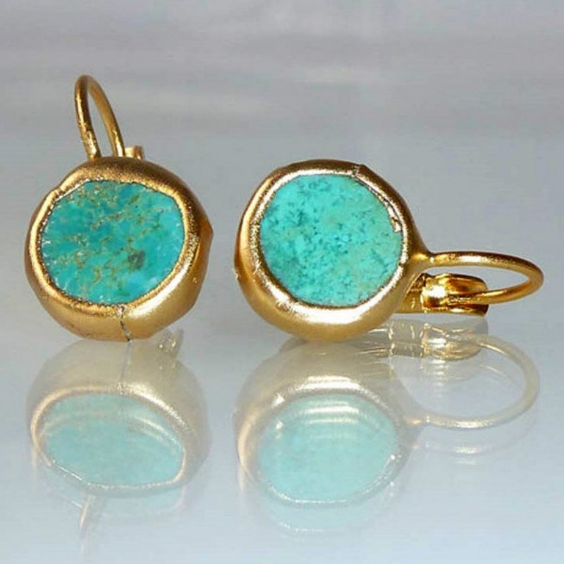Pendientes colgantes de piedra - Ethnic Indian Fashion reseña y precio