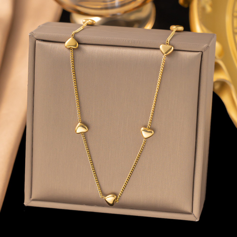 Cadena de cuentas de corazón y - Ethnic Fashion Jewellery reseña y precio