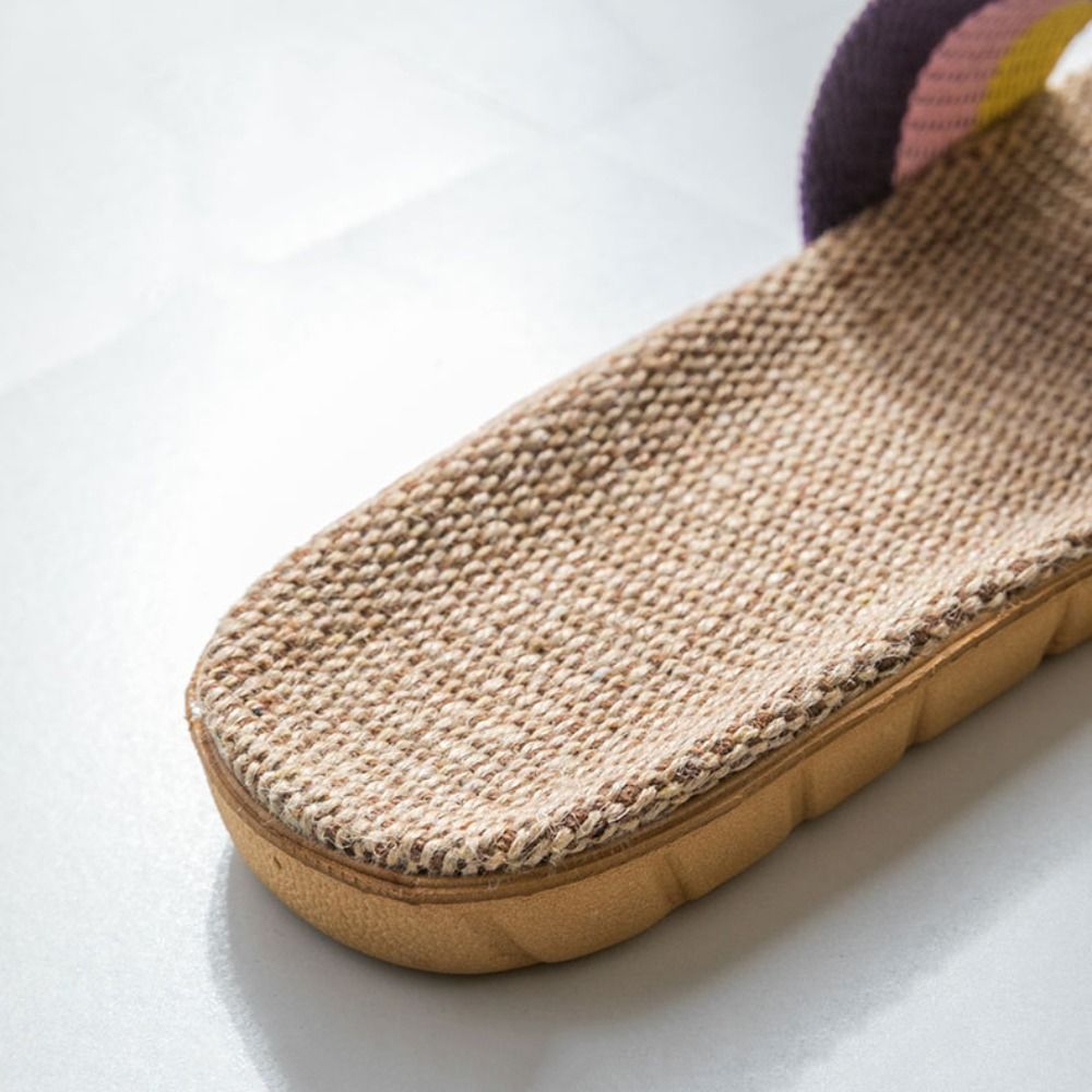 Pantuflas de Lino de Estilo Ét - Ethnic Fashion In reseña y precio